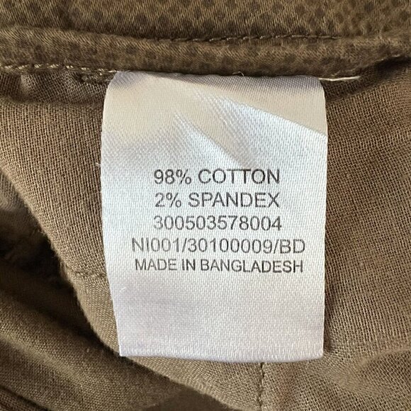 E.T.A Men's Pants Size 34 Brown Chino Slim Fit Geometric Diamond Dot Pattern - Picture 3 of 10